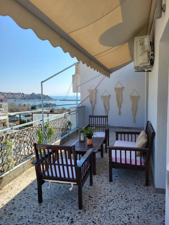 Roof Garden-Studio Daire Kavala Dış mekan fotoğraf